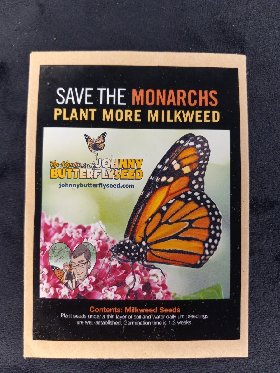 Monarch Butterfly Milkweed Seed Garden Kit, Pollinator Garden Kit 