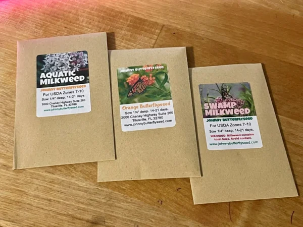 Milkweed 3-Pack for Wetland & Meadow Restoration (A. perennis, A. tuberosa, A. incarnata)